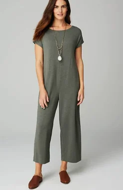 J.Jill Knit Belted Jumpsuit | Jjill-Women Dresses