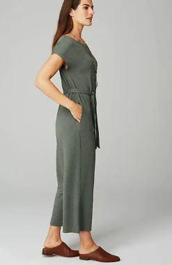 J.Jill Knit Belted Jumpsuit | Jjill-Women Dresses