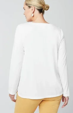 J.Jill Knit Patch-Pocket Camp Shirt | Jjill-Women Tops & Tees
