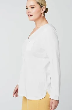 J.Jill Knit Patch-Pocket Camp Shirt | Jjill-Women Tops & Tees