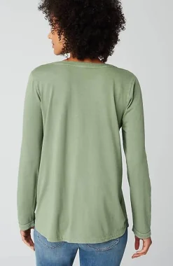 J.Jill Knit Patch-Pocket Camp Shirt | Jjill-Women Tops & Tees