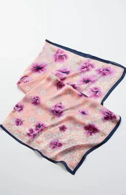 J.Jill Layered Floral Square Scarf | Jjill-Women Ponchos, Ruanas & Scarves