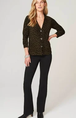 J.Jill Leopard-Printed Cardi | Jjill-Women Sweaters