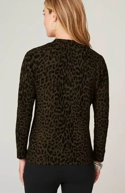 J.Jill Leopard-Printed Cardi | Jjill-Women Sweaters