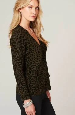J.Jill Leopard-Printed Cardi | Jjill-Women Sweaters