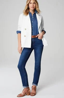 J.Jill Lightweight Double-Breasted Jacket | Jjill-Women Jackets & Coats