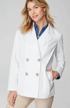 J.Jill Lightweight Double-Breasted Jacket | Jjill-Women Jackets & Coats