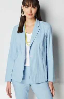 J.Jill Linen Blazer | Jjill-Women Jackets & Coats