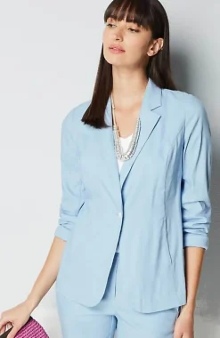 J.Jill Linen Blazer | Jjill-Women Jackets & Coats