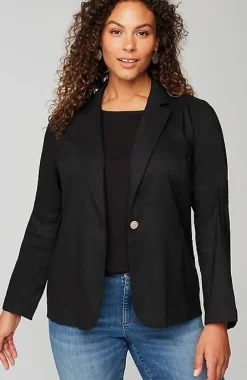 J.Jill Linen Blazer | Jjill-Women Jackets & Coats