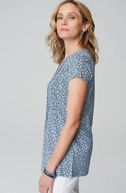 J.Jill Linen-Blend Pintucked Tunic | Jjill-Women Tops & Tees