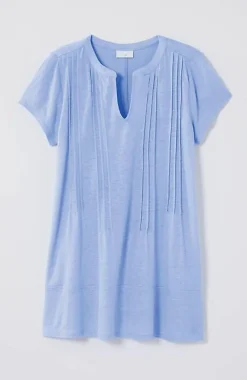 J.Jill Linen-Blend Pintucked Tunic | Jjill-Women Tops & Tees