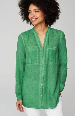 J.Jill Linen Garment-Dyed Tunic | Jjill-Women Tunics