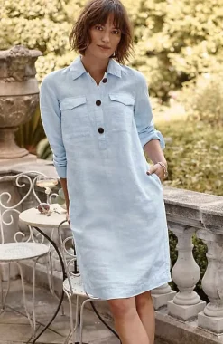 J.Jill Linen Popover Shirtdress | Jjill-Women Dresses