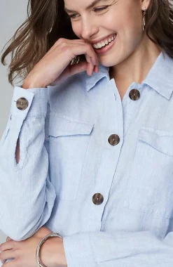 J.Jill Linen Popover Shirtdress | Jjill-Women Dresses