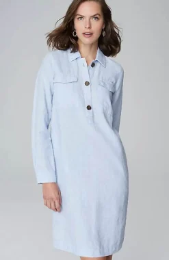 J.Jill Linen Popover Shirtdress | Jjill-Women Dresses