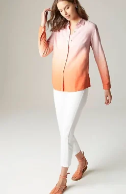 J.Jill Linen Tab-Sleeve A-Line Shirt | Jjill-Women Shirts & Blouses