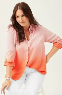 J.Jill Linen Tab-Sleeve A-Line Shirt | Jjill-Women Shirts & Blouses