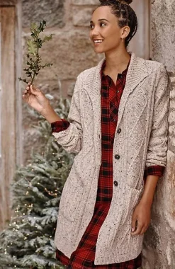 J.Jill Long Cabled Cardi | Jjill-Women Sweaters