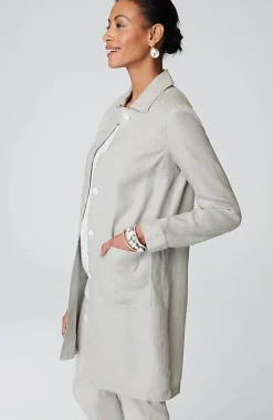 J.Jill Long Linen Duster Jacket | Jjill-Women Jackets & Coats