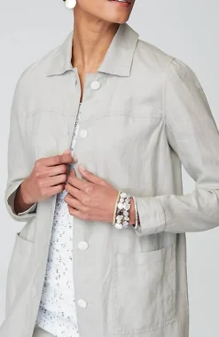 J.Jill Long Linen Duster Jacket | Jjill-Women Jackets & Coats