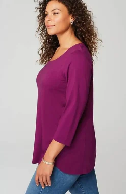 J.Jill Luxe Supima® A-Line Tunic | Jjill-Women Tops & Tees