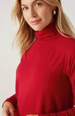 J.Jill Luxe Supima® Everyday Turtleneck Tunic | Jjill-Women Tops & Tees