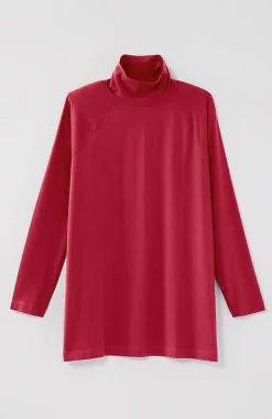 J.Jill Luxe Supima® Everyday Turtleneck Tunic | Jjill-Women Tops & Tees