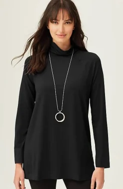 J.Jill Luxe Supima® Everyday Turtleneck Tunic | Jjill-Women Tops & Tees