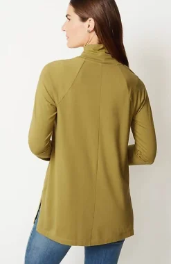 J.Jill Luxe Supima® Everyday Turtleneck Tunic | Jjill-Women Tops & Tees