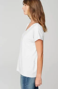 J.Jill Luxe Supima® Pleat-Back Tee | Jjill-Women Tops & Tees