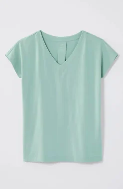 J.Jill Luxe Supima® Pleat-Back Tee | Jjill-Women Tops & Tees