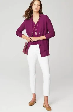 J.Jill Luxe Supima® Pleat-Back Tee | Jjill-Women Tops & Tees