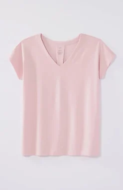 J.Jill Luxe Supima® Pleat-Back Tee | Jjill-Women Tops & Tees
