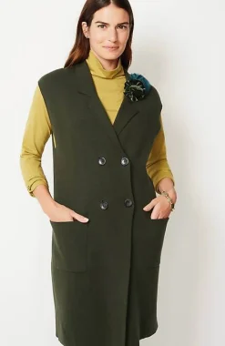 J.Jill Majestic Double-Breasted Sweater Gilet | Jjill-Women Sweaters