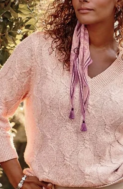 J.Jill Marled Cable Sweater | Jjill-Women Sweaters