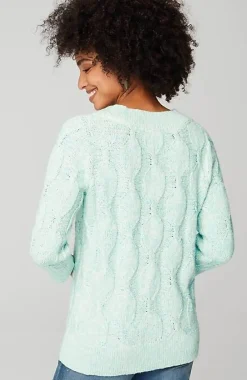 J.Jill Marled Cable Sweater | Jjill-Women Sweaters