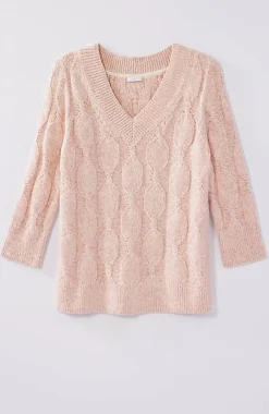 J.Jill Marled Cable Sweater | Jjill-Women Sweaters