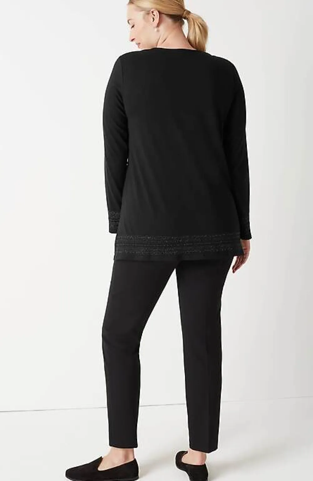 J.Jill Metallic-Embroidered Tunic | Jjill-Women Tops & Tees