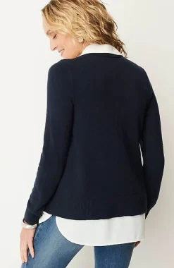 J.Jill Mixed-Media Cardi | Jjill-Women Sweaters