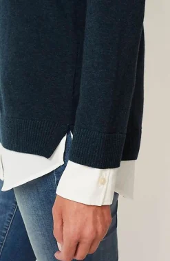 J.Jill Mixed-Media Layered Sweater | Jjill-Women Sweaters