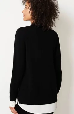 J.Jill Mixed-Media Layered Sweater | Jjill-Women Sweaters