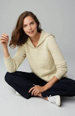 J.Jill Mixed-Textures Collared Sweater | Jjill-Women Sweaters