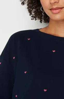 J.Jill More Love Embroidered Sweatshirt | Jjill-Women Tops & Tees