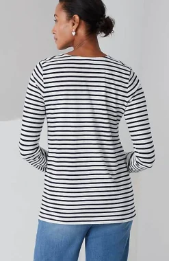 J.Jill More Love Striped Tee | Jjill-Women Tops & Tees