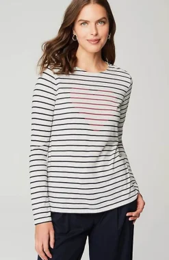 J.Jill More Love Striped Tee | Jjill-Women Tops & Tees