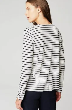 J.Jill More Love Striped Tee | Jjill-Women Tops & Tees
