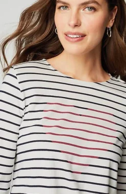 J.Jill More Love Striped Tee | Jjill-Women Tops & Tees