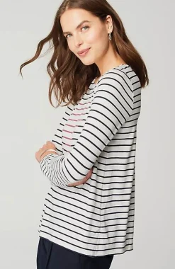 J.Jill More Love Striped Tee | Jjill-Women Tops & Tees