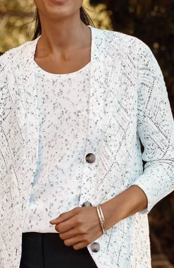 J.Jill Multi-Tweed Lightweight Cardi | Jjill-Women Sweaters